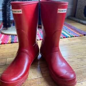 Hunter original short gloss rain boot